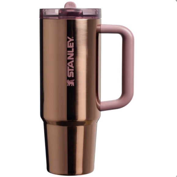 NIB Stanley The Quencher ProTour Flip Straw Tumbler | 30 OZ - Polished Rose gold - Picture 2 of 3